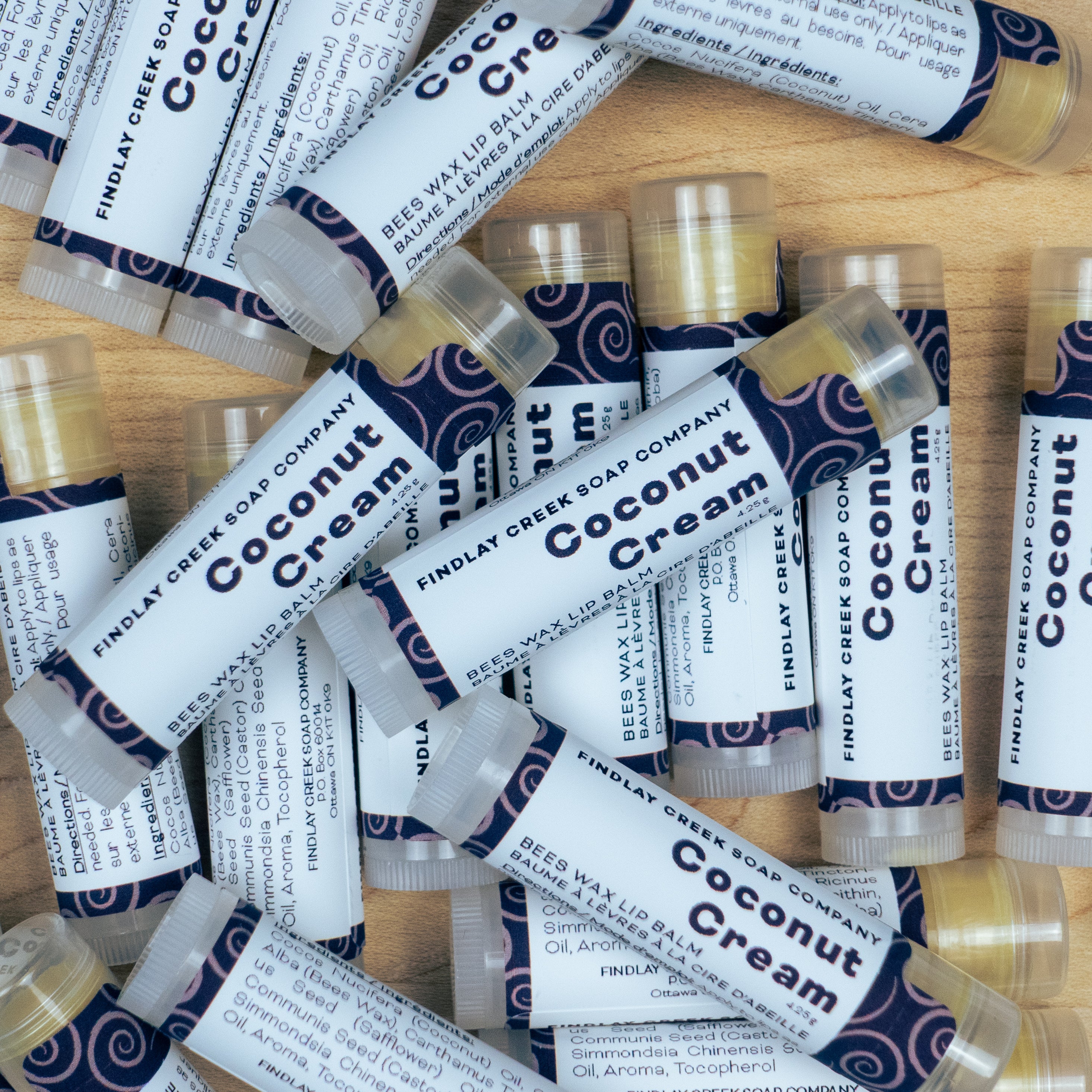 Coconut Cream Beeswax Lip Balm Product Photo 1