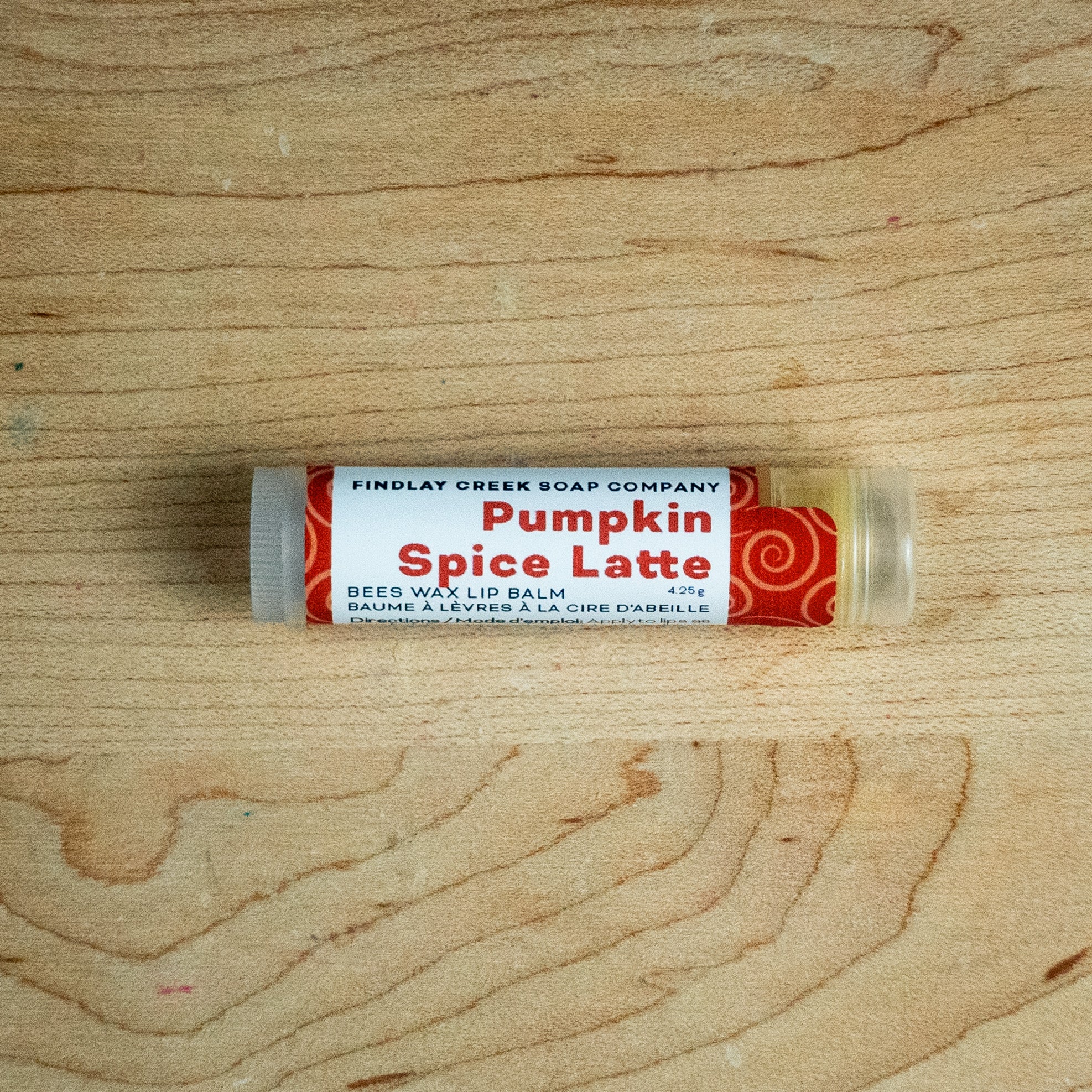 Pumpkin Spice Latte Beeswax Lip Balm Product Photo 2