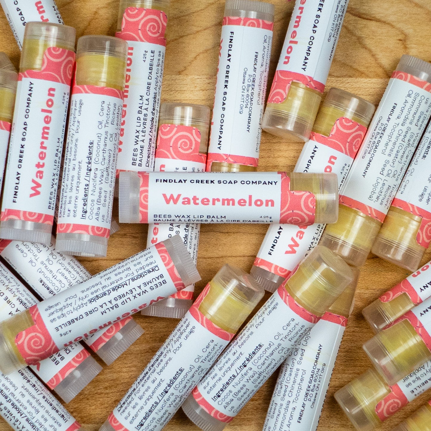 Watermelon Beeswax LIp Balm Product Photo 1