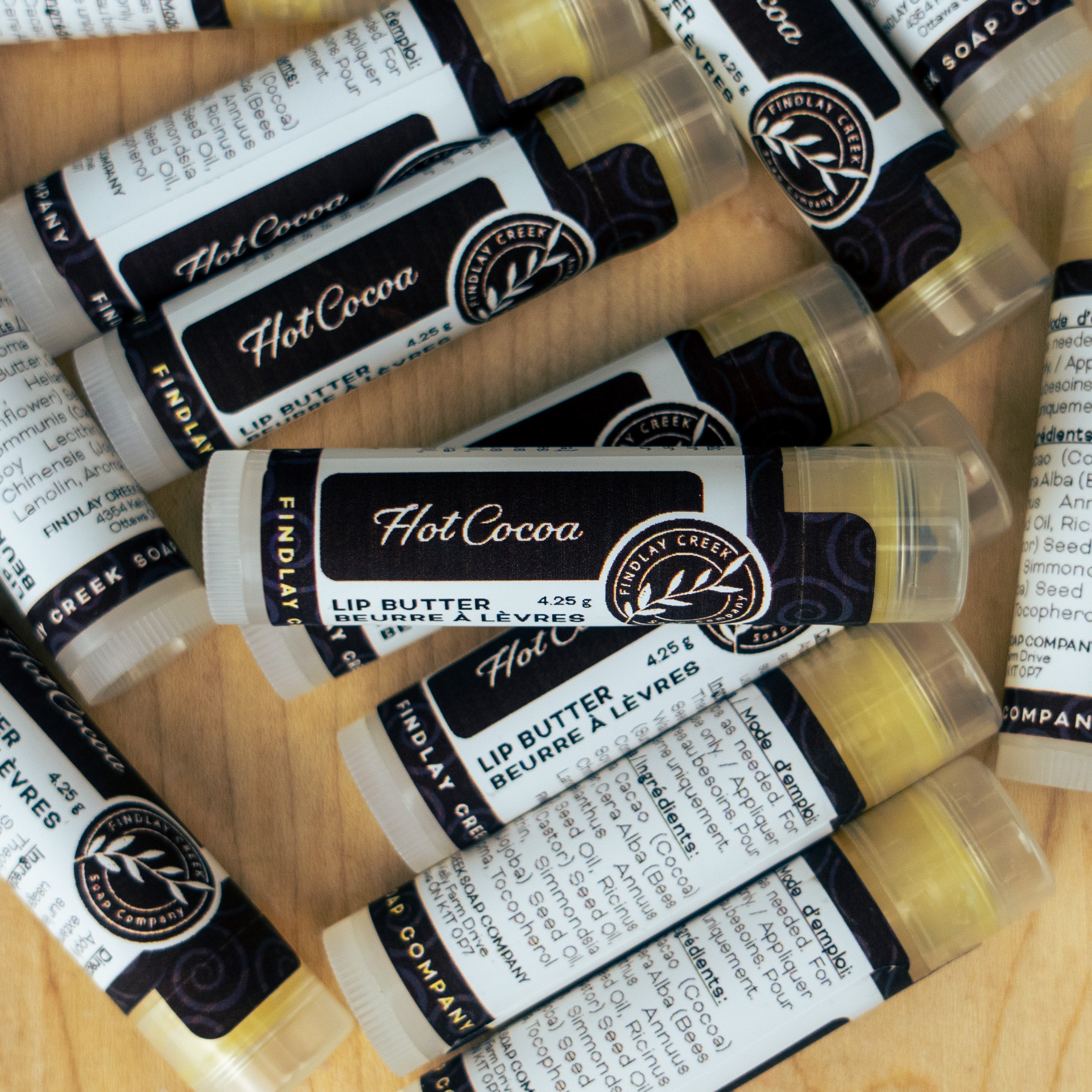 Assorted varieties of lip balm