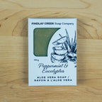 Peppermint & Eucalyptus Aloe Vera Soap Packaged