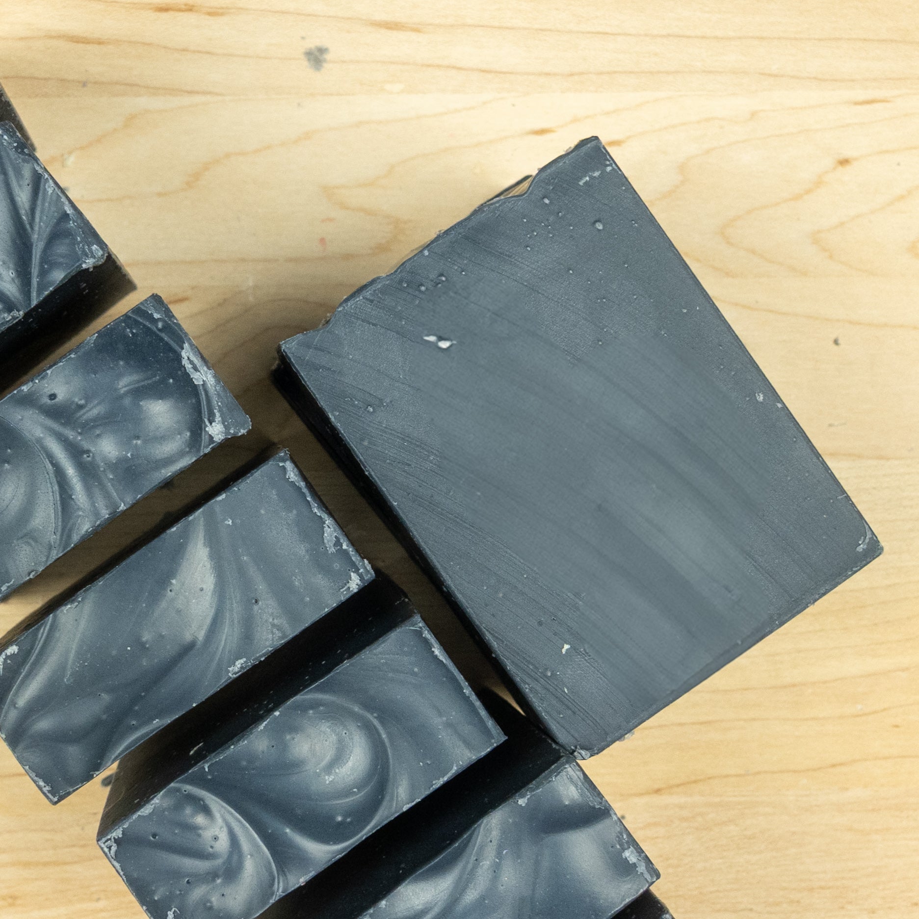 Charcoal Tea Tree Aloe Vera Soap Cluster