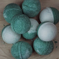 Bombe de bain au sel d'Epsom noix de coco et citron vert