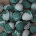 Bombe de bain au sel d'Epsom noix de coco et citron vert