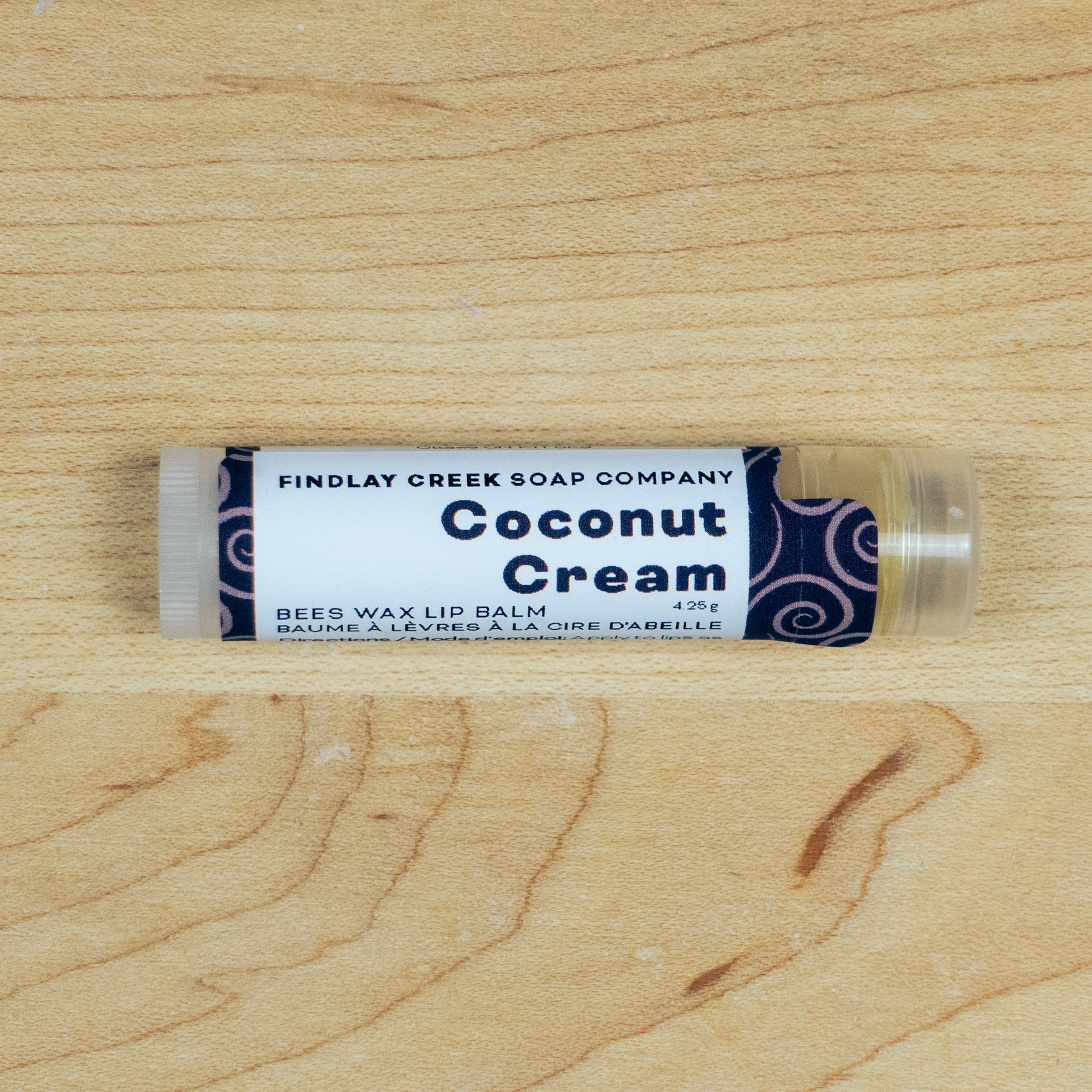 Coconut Cream Beeswax Lip Balm Single Tube