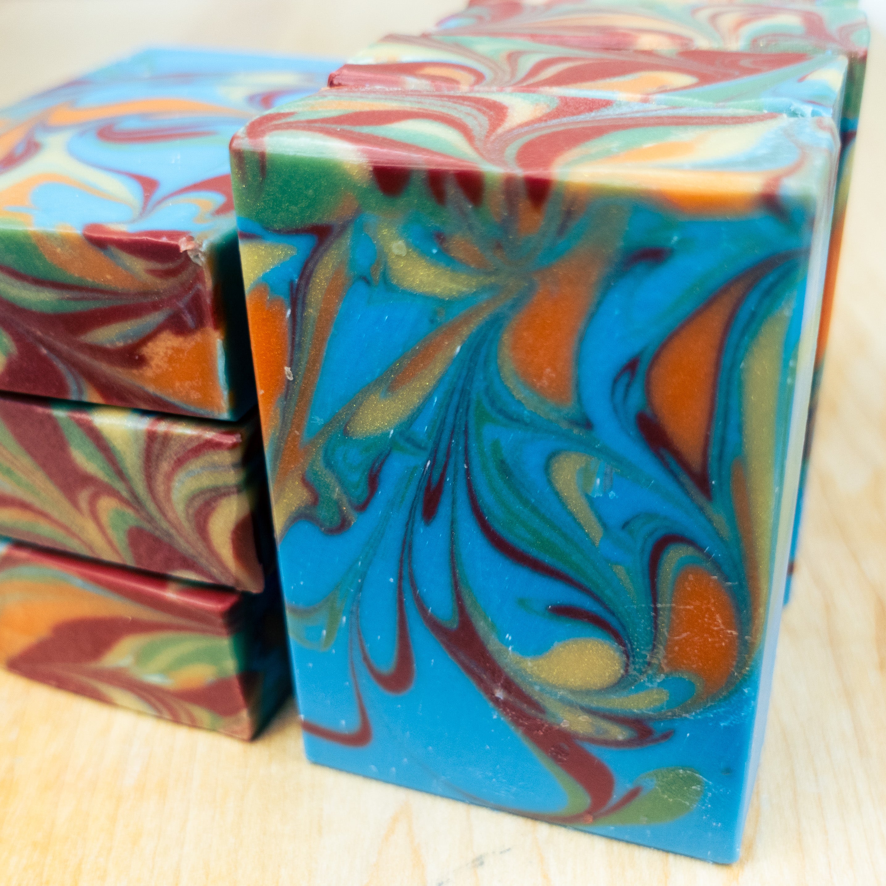 Falling Leaves Handmade Soap