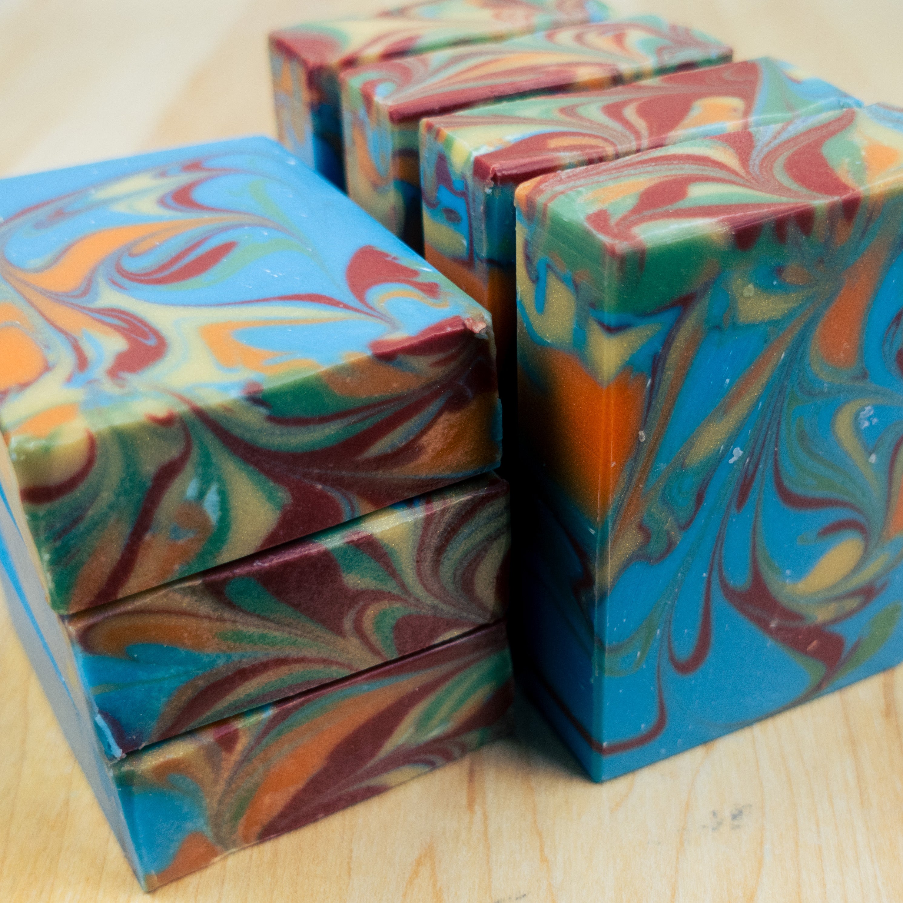 Falling Leaves Handmade Soap