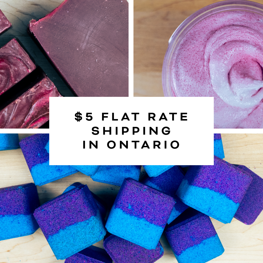$5 flat rate shipping in Ontario
