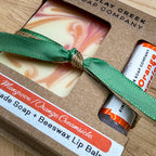Mangrove Orange Creamsicle Handmade Soap and Beeswax Lip Balm Gift Box Product Photo 1