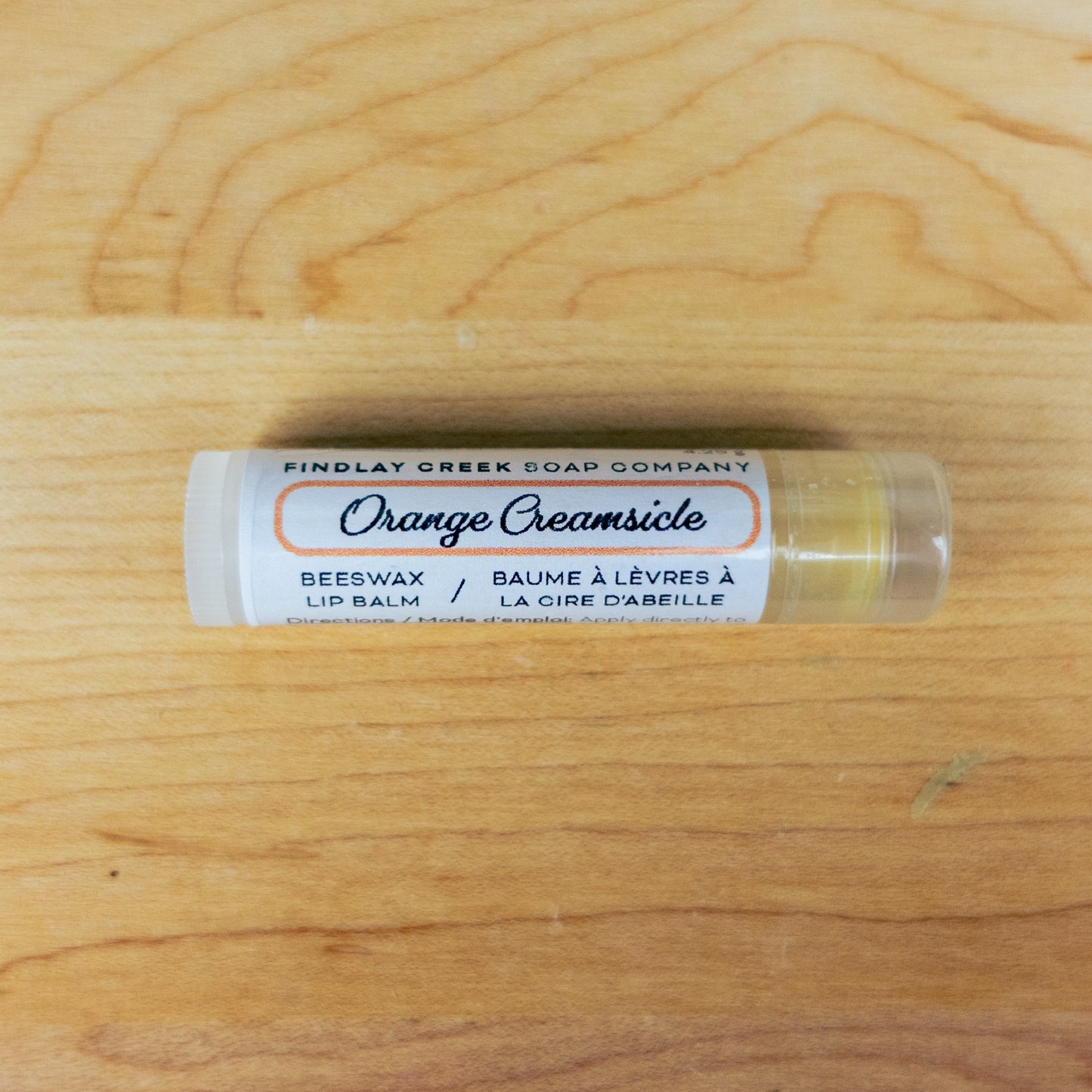 Orange Creamsicle Beeswax Lip Balm