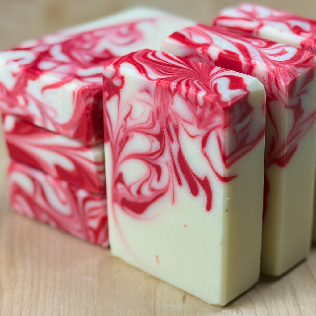 Peppermint Candy Handmade Soap Product Photo 2
