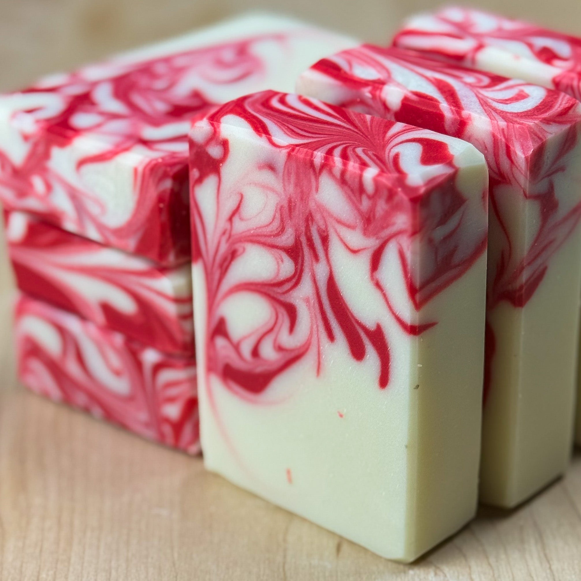 Peppermint Candy Handmade Soap Product Photo 2
