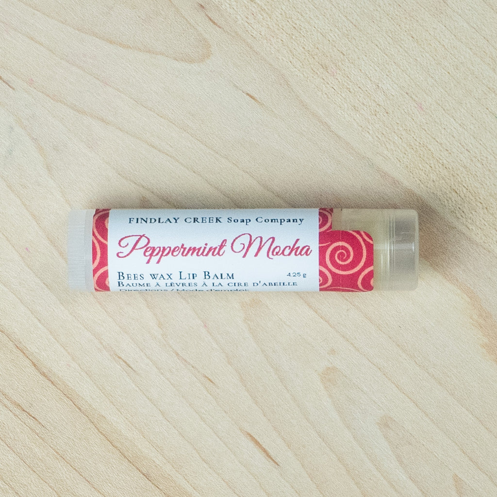 Peppermint Mocha Beeswax Lip Balm