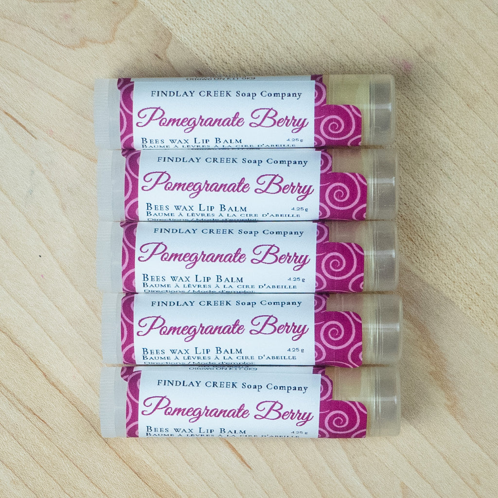 Pomegranate Berry Beeswax Lip Balm