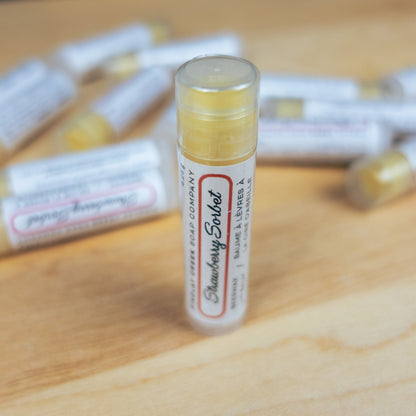 Strawberry Sorbet Beeswax Lip Balm